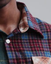 Load image into Gallery viewer, HOMECOMING MULTICOLOUR PLAID FLANNEL SHIRT
